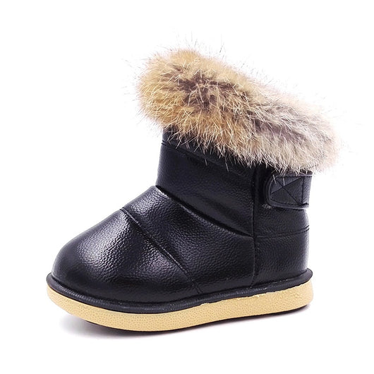 Botas de Nieve para Niña con Forro de Conejo Real y Suela Suave - Image 23