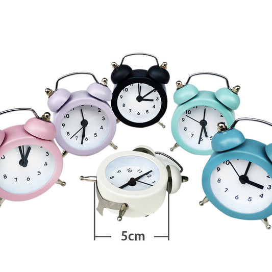 Reloj Despertador Mini de Metal con Diseño Cartoon - Image 2