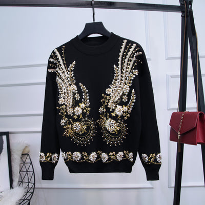 Conjunto Dos Piezas Elegante con Lentejuelas y Perlas - Image 9