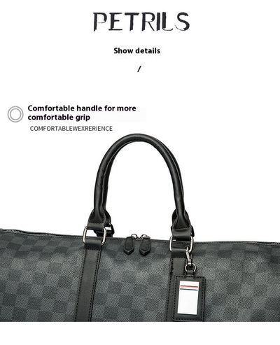 Bolso Bandolera Cuadros Coreano de Gran Capacidad para Viajes - Image 16