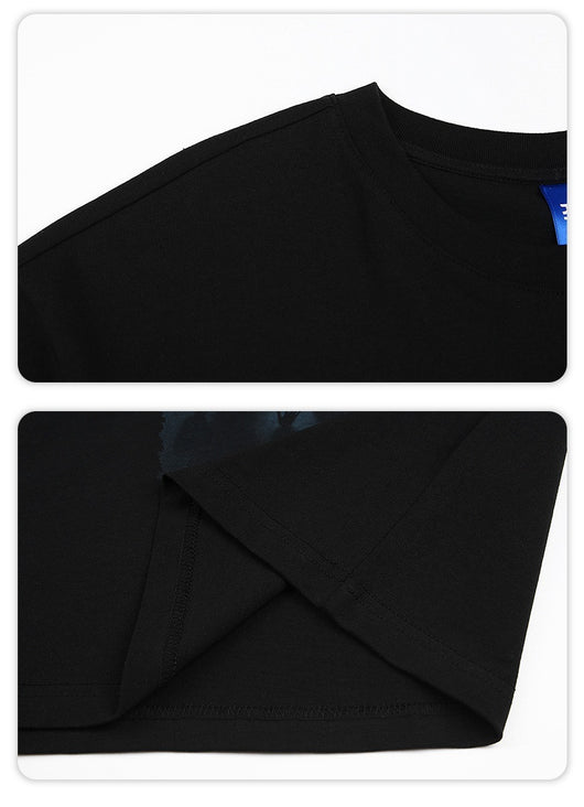 Playera Estampada Suelta para Parejas - Estilo Urbano - Image 8