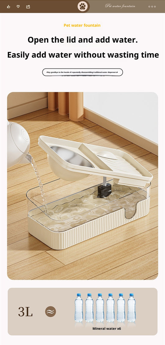 Dispensador Automático de Agua y Alimento para Gatos con Filtración Continua - Image 13