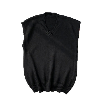 Chaleco Desabotonado Cuello V Estilo Coreano - Image 5