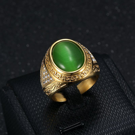 Anillo de Acero Inoxidable y Titanio para Hombre - Diseño Casual - Image 3