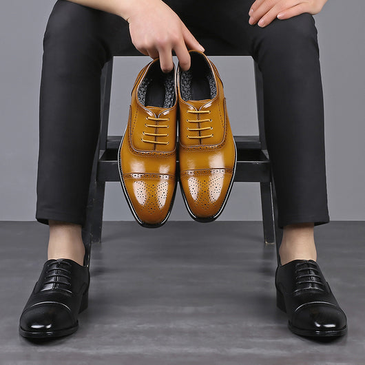 Zapatos de Cuero Puntiagudos para Hombre - Image 4