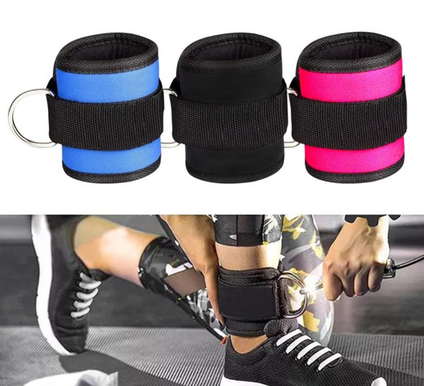 Pesas de Tobillo Ajustables con Hebilla D-Ring para Entrenamiento de Fuerza