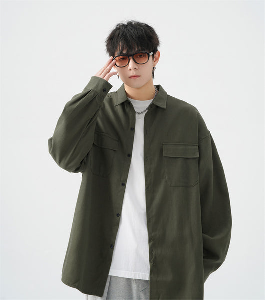 Camisa Jacket Casual Oversize para Hombre - Talla Grande - Image 31