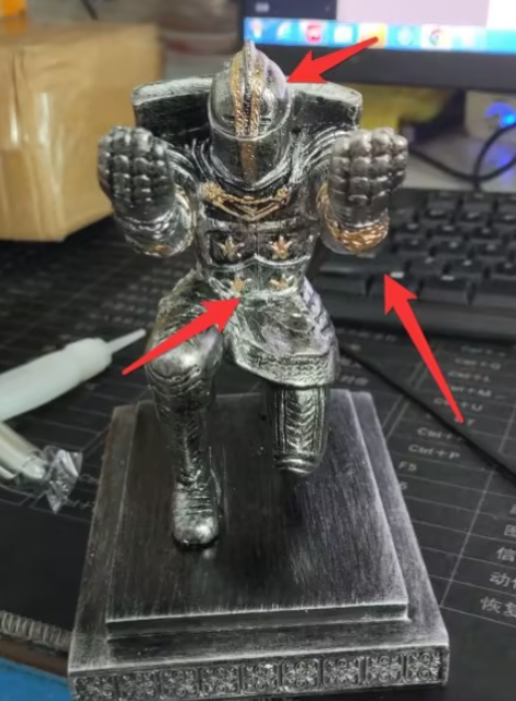 Organizador de Escritorio Ejecutivo Diseño Caballero Soldado - Image 7