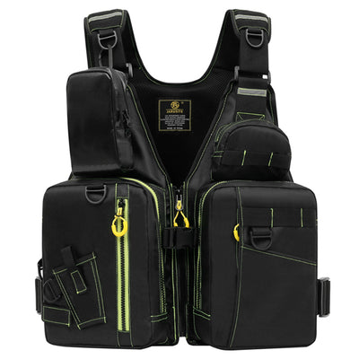 Chaleco Salvavidas de Pesca Impermeable con Bolsillos Desmontables para Adultos - Image 5