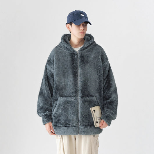 Conjunto de Sudadera Acolchada con Capucha y Pantalón Deportivo Cálido - Image 3