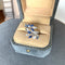 High Carbon Diamond Flower Cluster Vine Surround Ring Ring 5