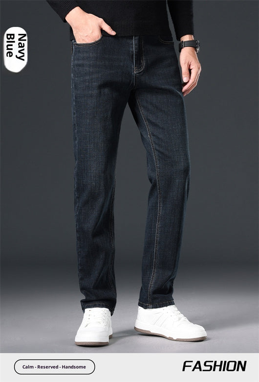 Jeans Slim Fit Premium para Hombre - Corte Recto y Tela Gruesa - Image 16