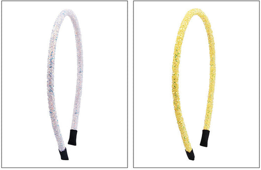 Set de Diademas y Pasadores con Lentejuelas Color Cebolla 5mm - Image 17