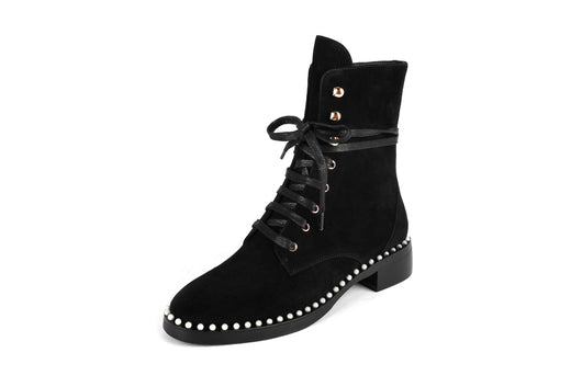 Botas Martin con Cordones Estilo Británico para Mujer - Otoño - Image 10