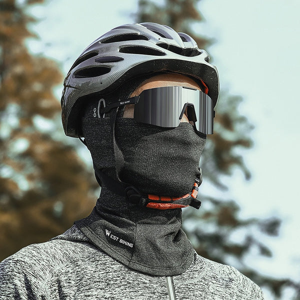 Pasamontaña Térmico de Forro Polar para Ciclismo con Abertura Ocular