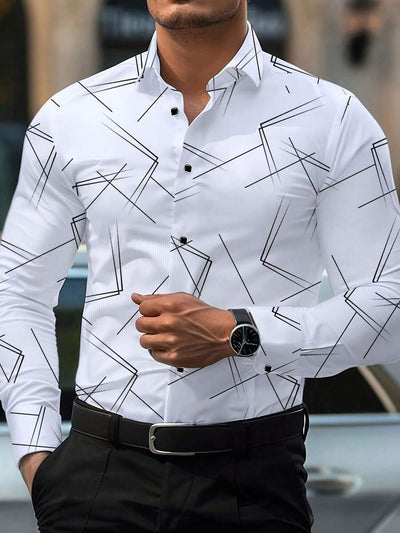 Camisa Casual Hombre con Estampado Digital - Image 9