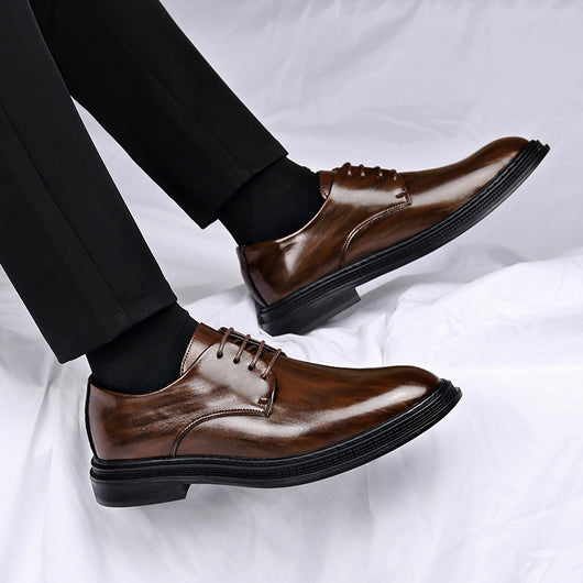 Zapatos de Cuero para Hombre - Elegancia Formal para Bodas y Eventos - Image 2