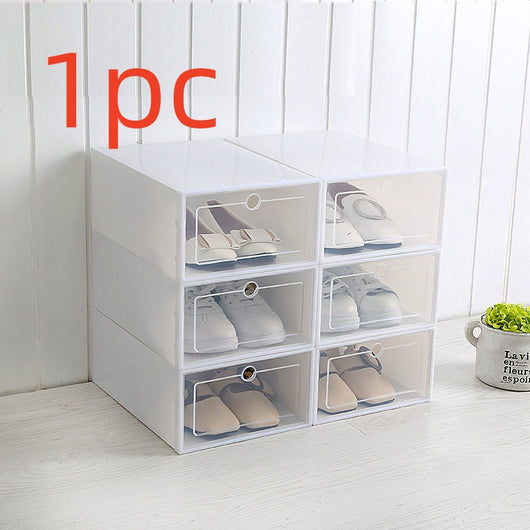 Caja Organizadora Transparente para Zapatillas - Almacenamiento Apilable - Image 16