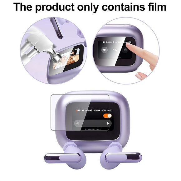 Protector de Pantalla LCD con Auriculares Bluetooth Inteligentes