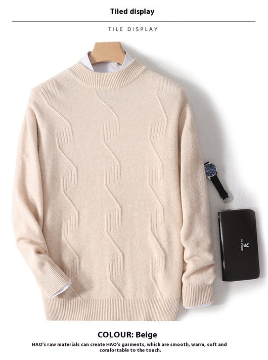 Suéter Grueso de Cuello Alto para Hombre - Abrigo Cálido de Invierno - Image 17