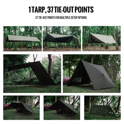 Toldo para Asados y Camping Resistente al Sol y la Lluvia - Image 10