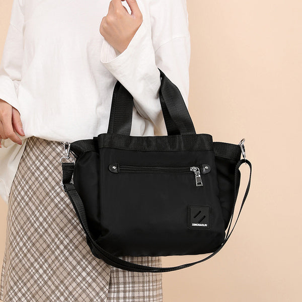 Bolsa Mensajera de Tela Oxford para Mujer