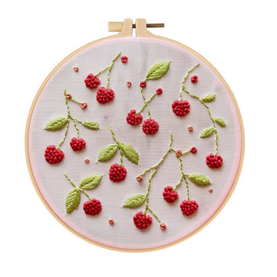 Kit de Bordado Europeo con Motivos de Frutas Tropicales - Image 11