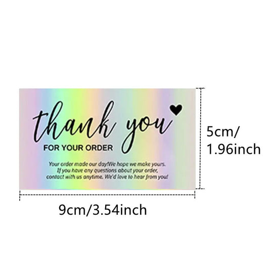 Pack 50 Tarjetas de Felicitación Holográficas Láser para Regalos - Image 10