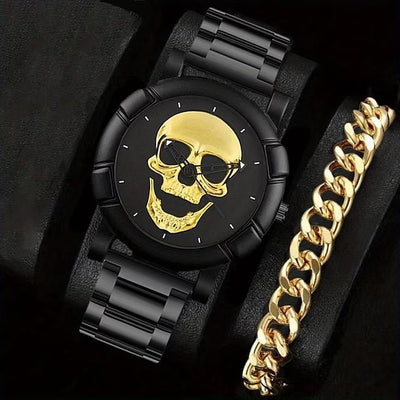 Conjunto de Reloj y Collar Ejecutivo para Hombre