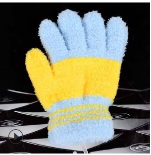 Guantes Infantiles de Felpa Cálidos y Adorables en Colores Pastel - Image 7