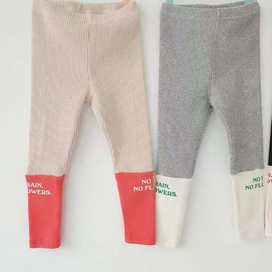 Leggings Infantiles con Letras Bordadas para Niños - Image 10