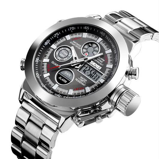 Reloj Deportivo Skmei para Hombre - Acero Inoxidable Resistente al Agua - Image 7