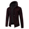 Chaqueta de Punto Slim con Capucha y Cuadros para Hombre