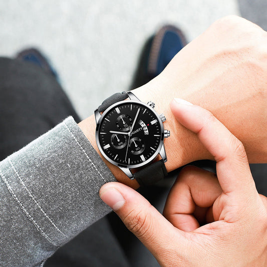 Reloj de Cuarzo Clásico para Hombre - Elegancia Empresarial