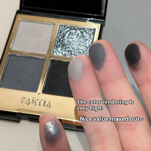 Paleta de Sombras Eyeshadow 4 Colores Tierra Ahumado Mate - Image 6