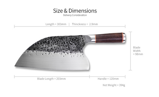 Cuchillo Carnicero Acero Inoxidable Profesional - Image 9