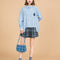 Camisa de Rayas Azules