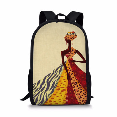 Mochila Escolar Infantil Estilo Africano - Image 3