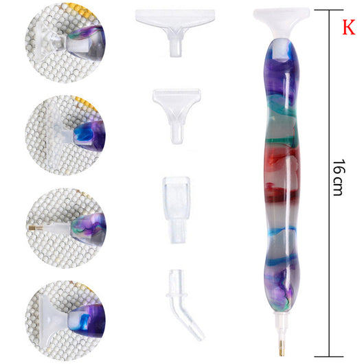 Bolígrafo de Perforación de Diamante Pulido con Pincel de Color - Image 10