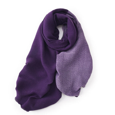 Bufanda Degradada Reversible de Imitación Cachemira - Elegancia y Versatilidad para Invierno - Image 15