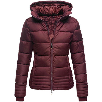 Chaqueta de Algodón Coreana Suelta con Capucha - Image 11