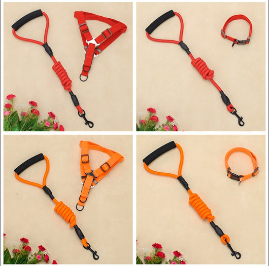 Set de Arnés y Correa de Tracción con Mango Acolchado para Mascotas - Image 6