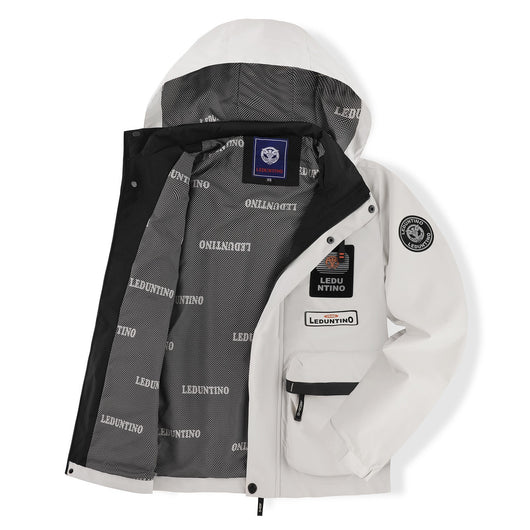 Chaqueta de Trabajo Tipo Piloto con Capucha para Hombre - Image 5