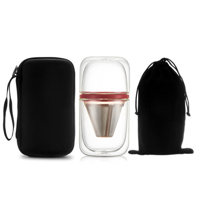 Taza de Viaje de Vidrio con Filtro Colgante para Café Artesanal - Image 4