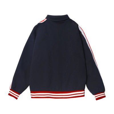 Uniforme de Béisbol Retro Americano a Rayas con Bordados para Hombre - Image 8