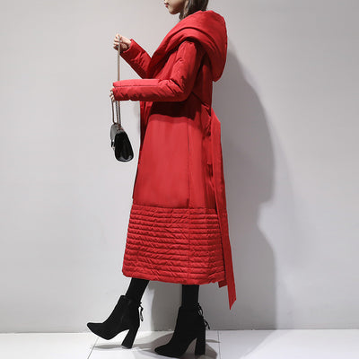Chaqueta Acolchada con Capucha hasta la Cintura - Image 3