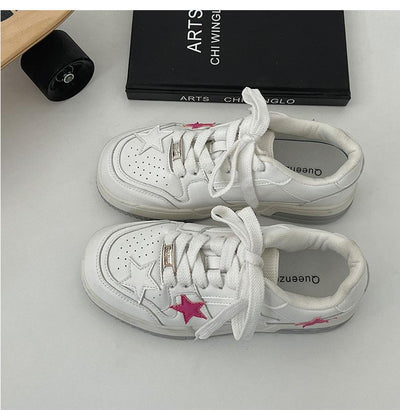 Zapatillas Deportivas Coreanas de Punta Redonda - Estilo Versátil y Elegante - Image 23