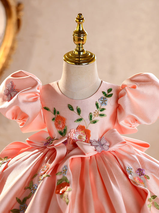 Vestido Princesa Infantil para Cumpleaños y Presentaciones Musicales - Image 10