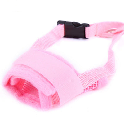 Orange and black adjustable pet muzzle with breathable mesh and a quick-release buckle. - Image 9