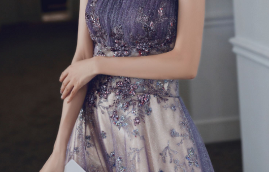 Vestido de Noche Largo Púrpura Elegante para Eventos Especiales - Image 7